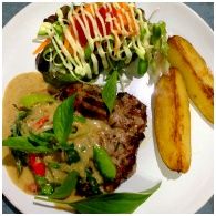 BangRoipun Steak and Cafe : ҧ¾ѹ  ͹ 