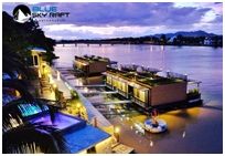 Blue Sky Raft Resort Kanchanaburi : ʡ ҿ  ҭ