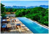Inchantree Doo Pool Hotel : โรงแรมอินจันทรี ดูภู กาญจนบุรี